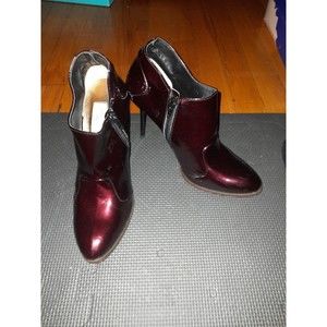 Purple Patent Leather Ankle Boots Pre-loved, Good Condition, KR 240/US 6.5/EU 37